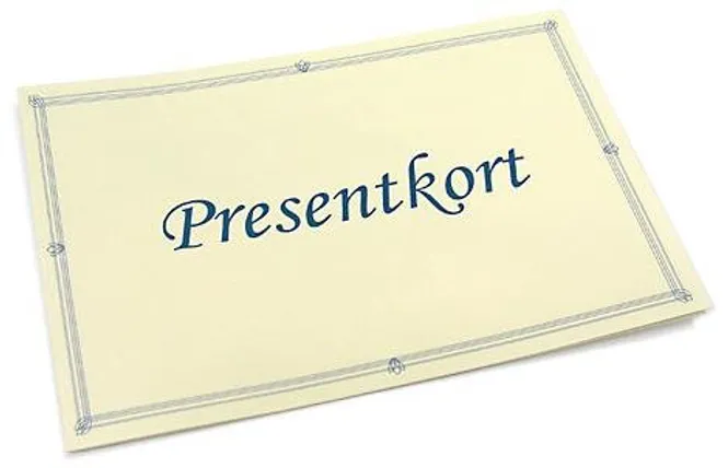 Huvudbild Presentkort